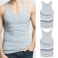 thumbnail image 3 of Akiihool Men's Tank Tops Workout Men's Tank Tops Swim Beach Sleeveless Shirt Quick Dry Gym Workout SUmmer Stringer Muscle Tank Top Big and Tall (Grey,4XL), 3 of 4