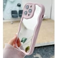thumbnail image 7 of Mirror Case for iPhone 15 Plus Flexible Cute Candy Color Soft Silicone Shinny Makeup Mirror Women Girls Shockproof Protect Case for iPhone 15 Plus -Blue, 7 of 7