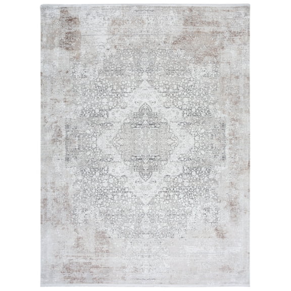 SAFAVIEH Signature Garrett Abstract Area Rug, Grey/Ivory, 8' x 10'