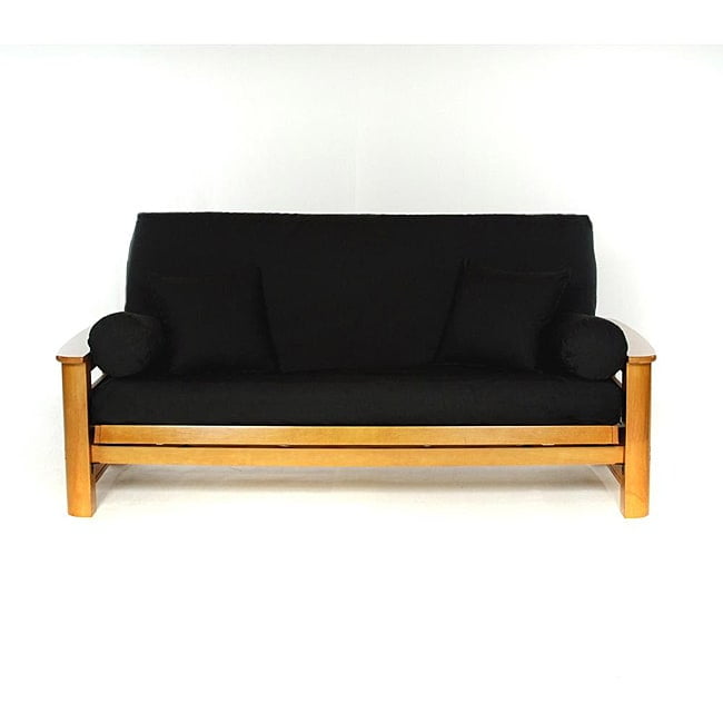 Lifestyle Covers Black Fullsize Futon Cover