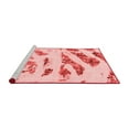thumbnail image 2 of Ahgly Company Machine Washable Indoor Rectangle Abstract Red Modern Area Rugs, 4' x 6', 2 of 4