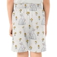 thumbnail image 3 of BZSMCE Adjustable Drawstring Casual Shorts With Rabbit Pattern Pattern, 3 of 9