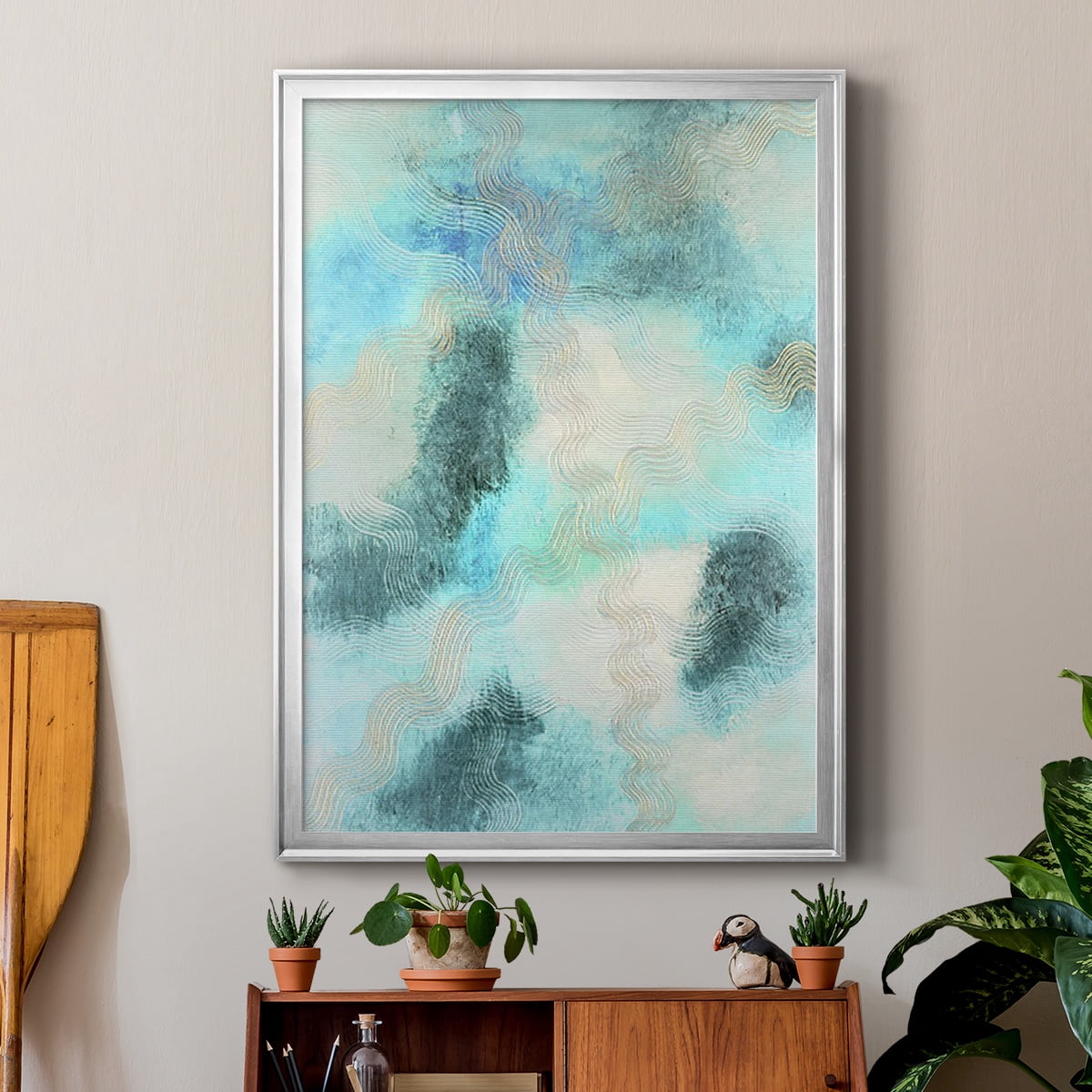 Blue Shift II Premium Framed Print, in Gold, Black, or Silver - Ready to Hang