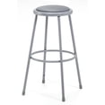 thumbnail image 2 of NPS 6400 Series 30" Vinyl Padded Steel Metal Heavy Duty Stool in Gray, 2 of 5