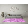 thumbnail image 3 of Ahgly Company Indoor Square Oriental Pink Industrial Area Rugs, 3' Square, 3 of 4