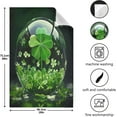 thumbnail image 3 of Coolnut St. Patrick's Day Green Clover Kitchen Dish Towel Set,Drying Kitchen Towels Tea Towels Gift Set for Drying Cleaning Cooking Baking 6Pcs Wash cloth, 3 of 7