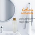 thumbnail image 4 of Botellas cosméticas BEECO GIF2U, 500 ml, paquete de 2 con tapa de disco de bambú, 4 of 7