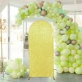thumbnail image 2 of TNOBHG Arch Backdrop Cover Round Top Party Backdrop Arch Stand with Cover Birthday Decoration Large Sequin Arch Backdrop, 2 of 8