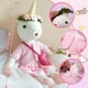 thumbnail image 2 of Muñeca bailarina con forma de unicornio de peluche con bolsa de transporte y acceso., 2 of 7