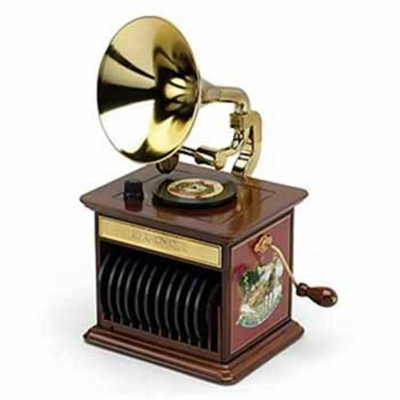 Mr. Christmas Décoration Gramophone Animée et Musicale 23672