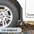 thumbnail image 5 of FUTUREORYY 4Pcs Black Plastic Car Mud Flaps for Automobile Protection Against Debris 12.0x8.3x2.4in, 5 of 8