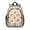Mushroom and Character-1, variant on Mushroom and Character Cream Pattern Backpack for School, Cute School Bag with Adjustable Shoulder Straps and Padded Back, 15"x11.42"x5.5"