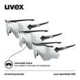 thumbnail image 3 of UVEX Sportstyle 228 - Unisex Adults Sports Eyewear Black Sand Matte/Silver - Anti-Fog & 100% UV Protection, 3 of 9