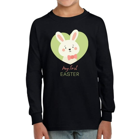 Cute Bunny My First Easter Long Sleeve Toddler -Image by Shutterstock, 4 Toddler