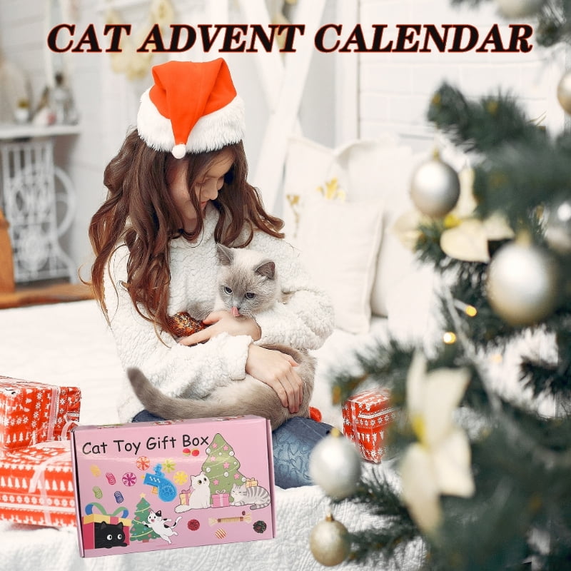 25Pcs Cat Toy Bulk Kitten Toy Pack Variety Funny Interactive Gift Including Mice Rainbow Balls Spring Crinkle Balls for Indoor Cat Kitty Kitten(Novel)
