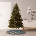 thumbnail image 6 of Zufioo Cute Turtle Print Imitation linen Christmas Tree Skirt Hemming Style for Christmas Tree Christmas Party Home Decorations-30", 6 of 6