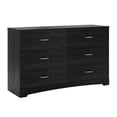 thumbnail image 3 of Crescent Point 6 Drawer Dresser, Vintage White, 3 of 7