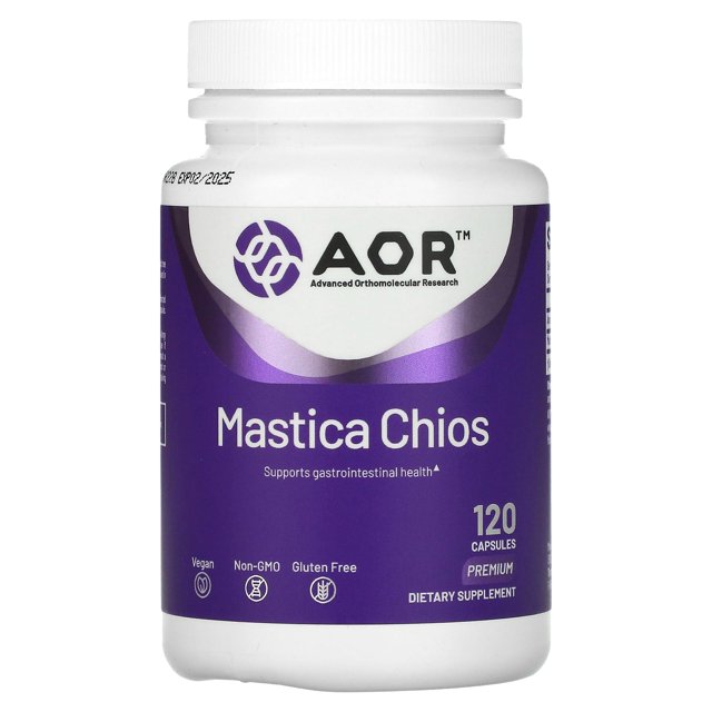 Suplemento Advanced Orthomolecular Research AOR Mastica Chios 400 mg 120 cápsulas