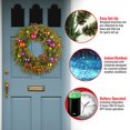 thumbnail image 2 of 30â€ Pre-Lit Kaleidoscope Artificial Christmas Wrea, 2 of 4