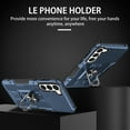 thumbnail image 2 of Feishell Case for Samsung Galaxy S23 (6.1 inch),Shockproof Anti-Fingerprint Hybrid Armor Cover with 360° Rotation Finger Ring Holder Kickstand Magnetic Car Mount Rugged Protective Phone Case,Blue, 2 of 10