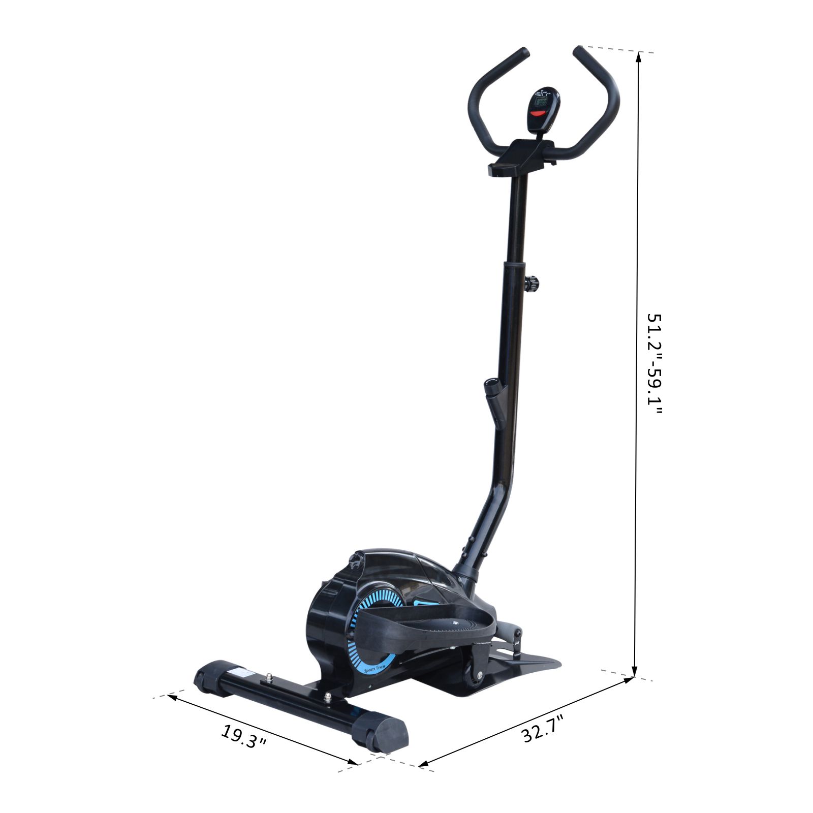 Stepper Elliptical Machine with Adjustable Handlebar Cardio