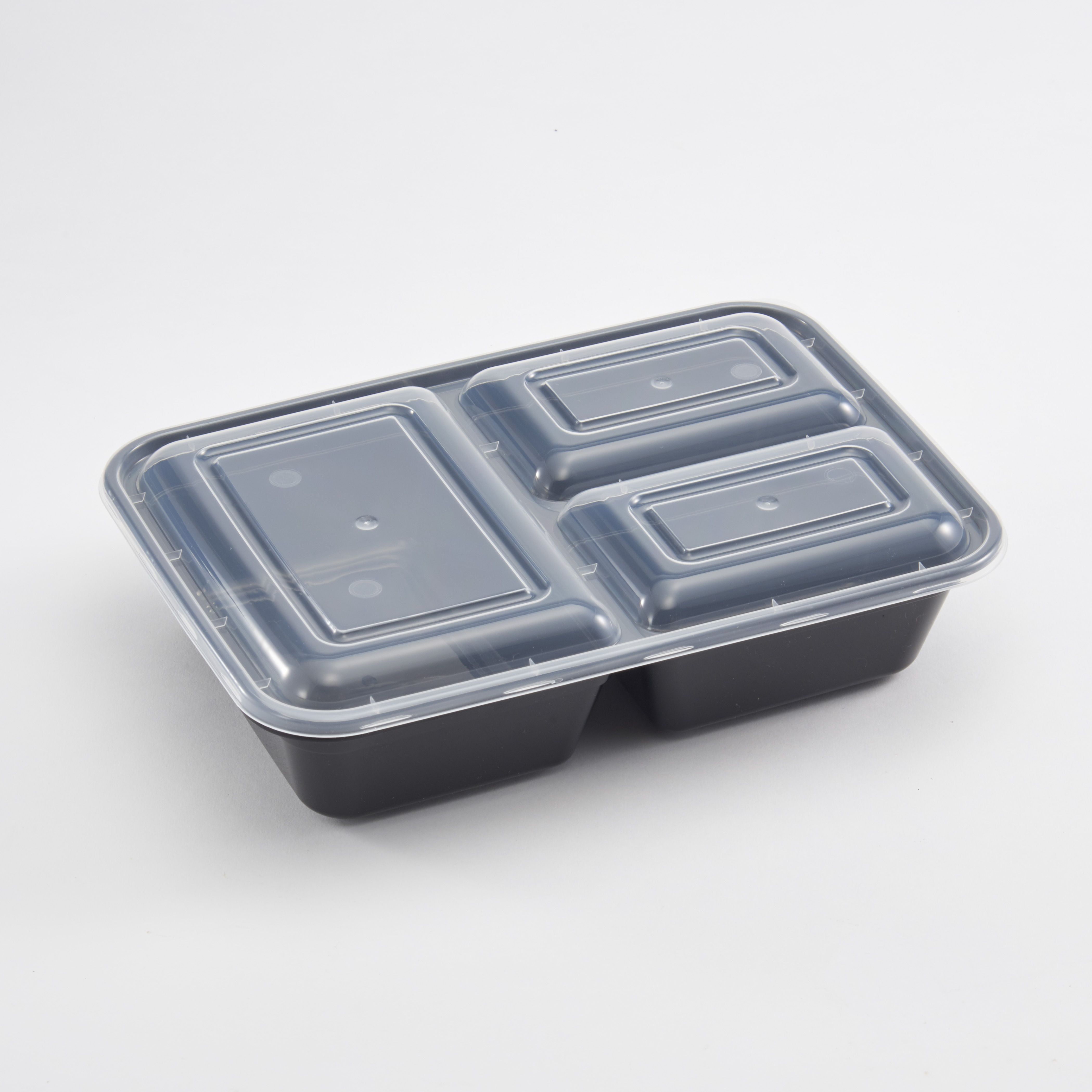 MS 15PK 3Comp. Meal Prep, Black