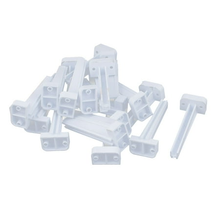 - 20pcs Vertical Mount PCB Board Supporting Slot Guide Rail Holder Bar 65mm Height