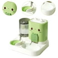 thumbnail image 6 of YWMJZEU 2 in 1 Automatic Pet Feeder Water Dispenser Household Dog Bowl Supplies Pet Food Green, 6 of 9