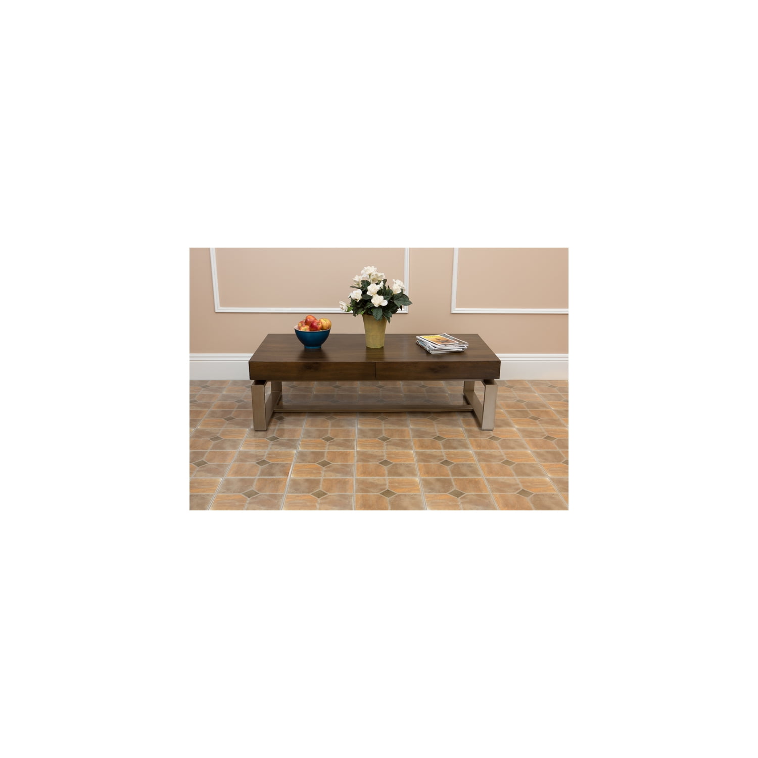 HomeStock Coastal Charm Rustic Slate 12x12 Self Adhesive Vinyl Floor Tile - 45 Tiles/45 sq. ft., DIY Peel & Stick Installation, Slate Look for Stylish Home Updates