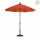 California Umbrella GSCUF908117-F04 9 Ft. Marché de Fibre de Verre Parapluie Col Inclinable Bronze-Oléfine-Blanc – image 1 sur 2