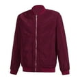 thumbnail image 5 of zttd men winter warm jacket overcoat outwear slim long sleeve zipper tops blouse, 5 of 9