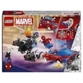 thumbnail image 4 of Set LEGO Super Heroes Coche de carreras de Spider Man y Duende Verde Venomizado 76279, 4 of 4