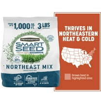 Pennington Smart Seed Northeast Grass Mix Sun to Partial Shade, 3 lb. New Bag, 1 Pack