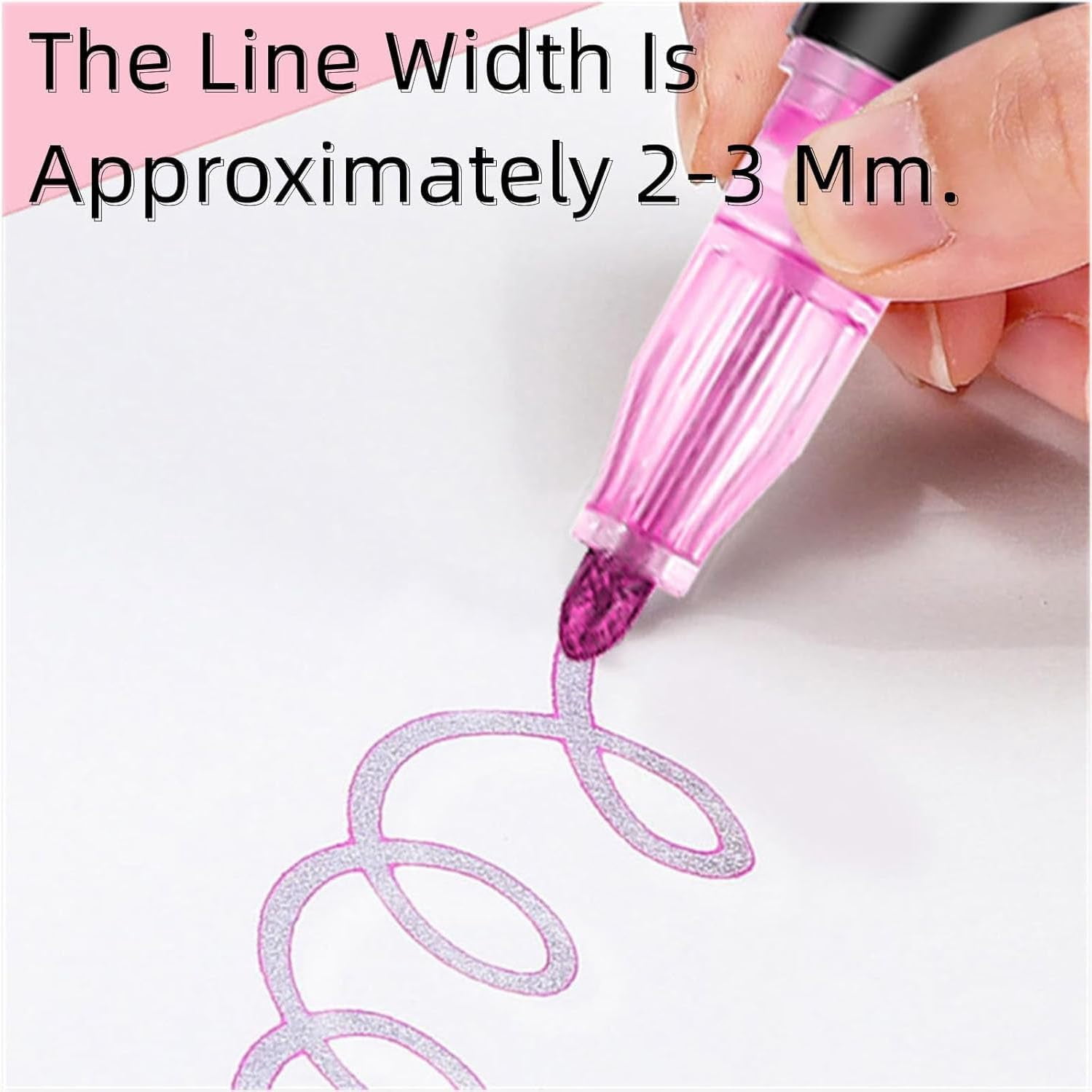 Dreamy Sparkle Dual-Line Contour Pen Set with Metallic Outline, Double Line Outline Art Pen, Quick-Dry Ink for Drawing, Coloring & DIY Crafts