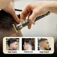 thumbnail image 7 of Cutting Edge T-Blade Beard Trimmer for Men with Ergonomic Dragon Handle, Zero-Gapped, 4 Guide Combs, 7 of 7