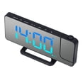 thumbnail image 1 of Reloj Despertador De Proyección, 7.4 Pulgadas De Atenuación Automática LED Reloj Despertador Digital Con Proyector, Luz RGB, Cargador USB, Snooze 12 / 24H Para Dormir, 1 of 7