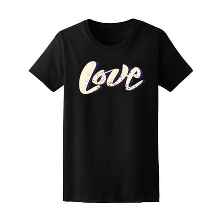 Smartprints - Love Lettering Tee Women's -Image by Shutterstock ...