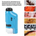 thumbnail image 3 of Kids Microscope Kit Portable Miniature Microscope Handheld Microscope Science Experiment Student Microscope for School Outdoor, 3 of 7