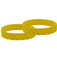thumbnail image 2 of 2Pcs Robot Vacuum Anti-Skid Anti-Wear Tire Skin for Mijia Sweeping Robot Accessories,Yellow, 2 of 5