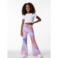 thumbnail image 5 of Girls Flare Pants, AI Digital Print Bell Bottoms,All-Season Sizes 3-13Y, 5 of 6