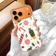 thumbnail image 2 of Case For Apple iPhone Air / 17 Pro / 17 Pro Max Series Case, Slim Thin Transparent Flexible Clear TPU Shockproof Phone Case For iPhone 17 Series, Christmas Candy Pattern, 2 of 6
