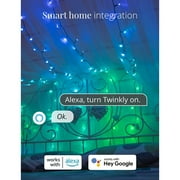 Twinkly App-Controlled 157ft Smart String LED Lights with 600 RGB LEDs - WiFi & Bluetooth Connectivity, Sync with Music, Indoor/Outdoor Use (IP44), Compatible with Google Assistant & Amazon Alexa