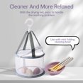 thumbnail image 4 of Kmbangi Foldable Makeup Brush Cleaning Pad Scrubber, Silicone Cosmetic Brush Cleaner Bowl Folding Brushes Drying Rack Net, 4 of 5