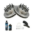 thumbnail image 2 of TRQ Ceramic Front Brake Pad & Rotor Kit w/Chemicals for Super Duty Pickup Truck BKA18276, 2 of 5
