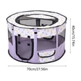 thumbnail image 3 of Pet Birthing Room Pet Bed Foldable Outdoor Pet Tent Mosquito Proof And Breathable Summer Pet Tent Suitable For Indoor And Outdoor Use As A Pet Sleeping Area, 3 of 6
