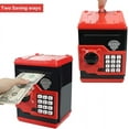 thumbnail image 3 of Alcancía electrónica CHAO minicaja de seguridad juguete para ahorrar dinero rojo, 3 of 5