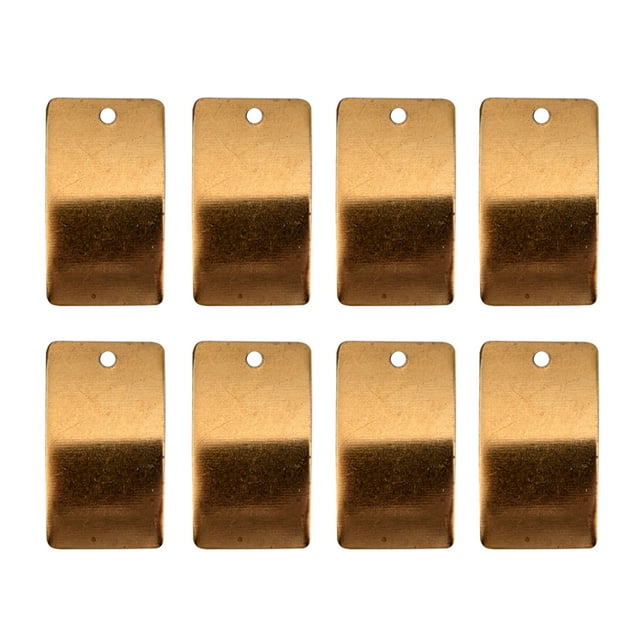 50PCS DIY Copper Sheet Pendant DIY Handmade Jewelry Accessories Single Hole Pendant Simple DIY Jewelry Pendant DIY Conca