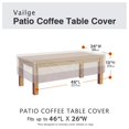 thumbnail image 2 of Funda impermeable para mesa de centro Vailge 122 x 71 x 33 cm, beige, 2 of 8