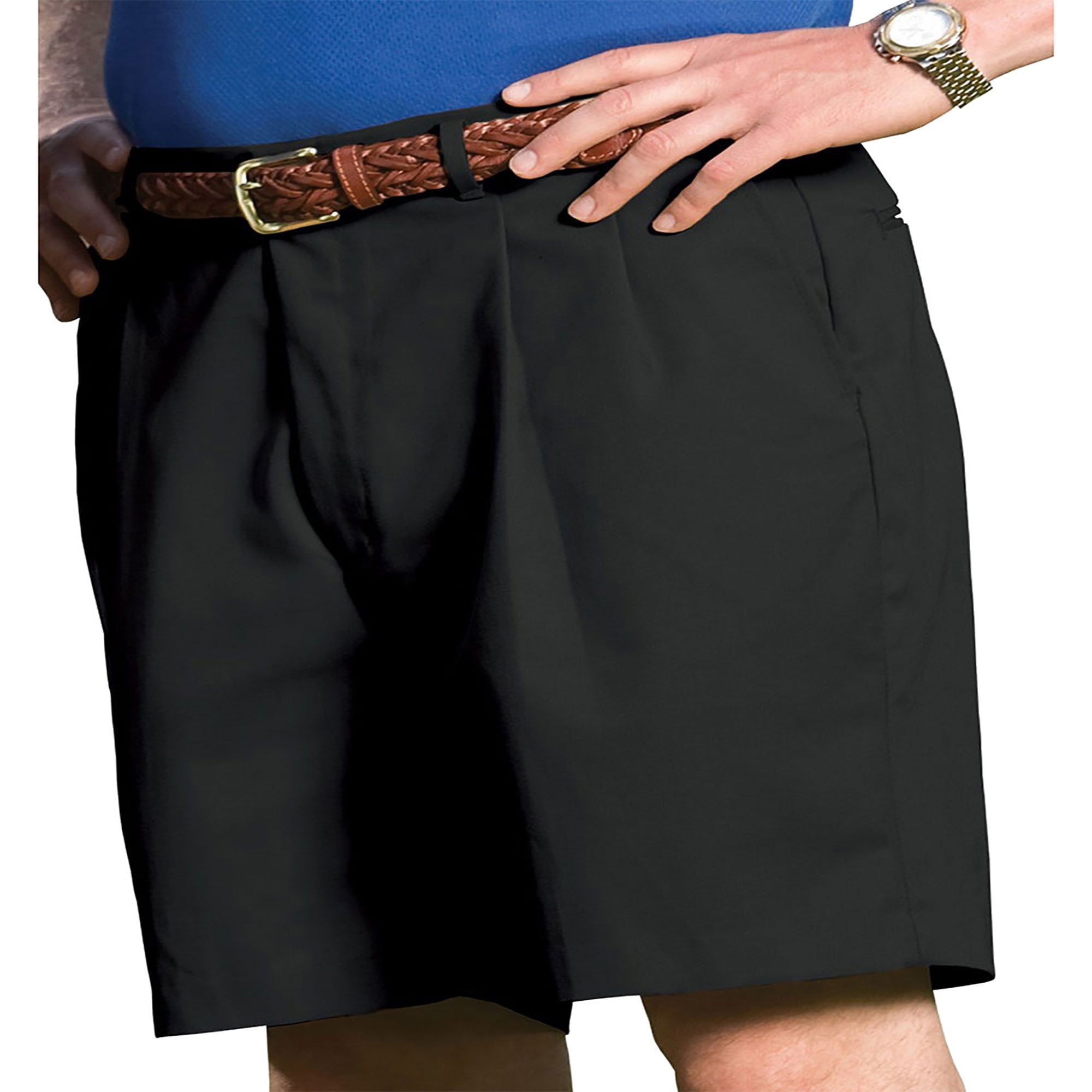 Edwards Garment Mens Moisture Wicking Casual Chino Blend Cargo Short/_TAN