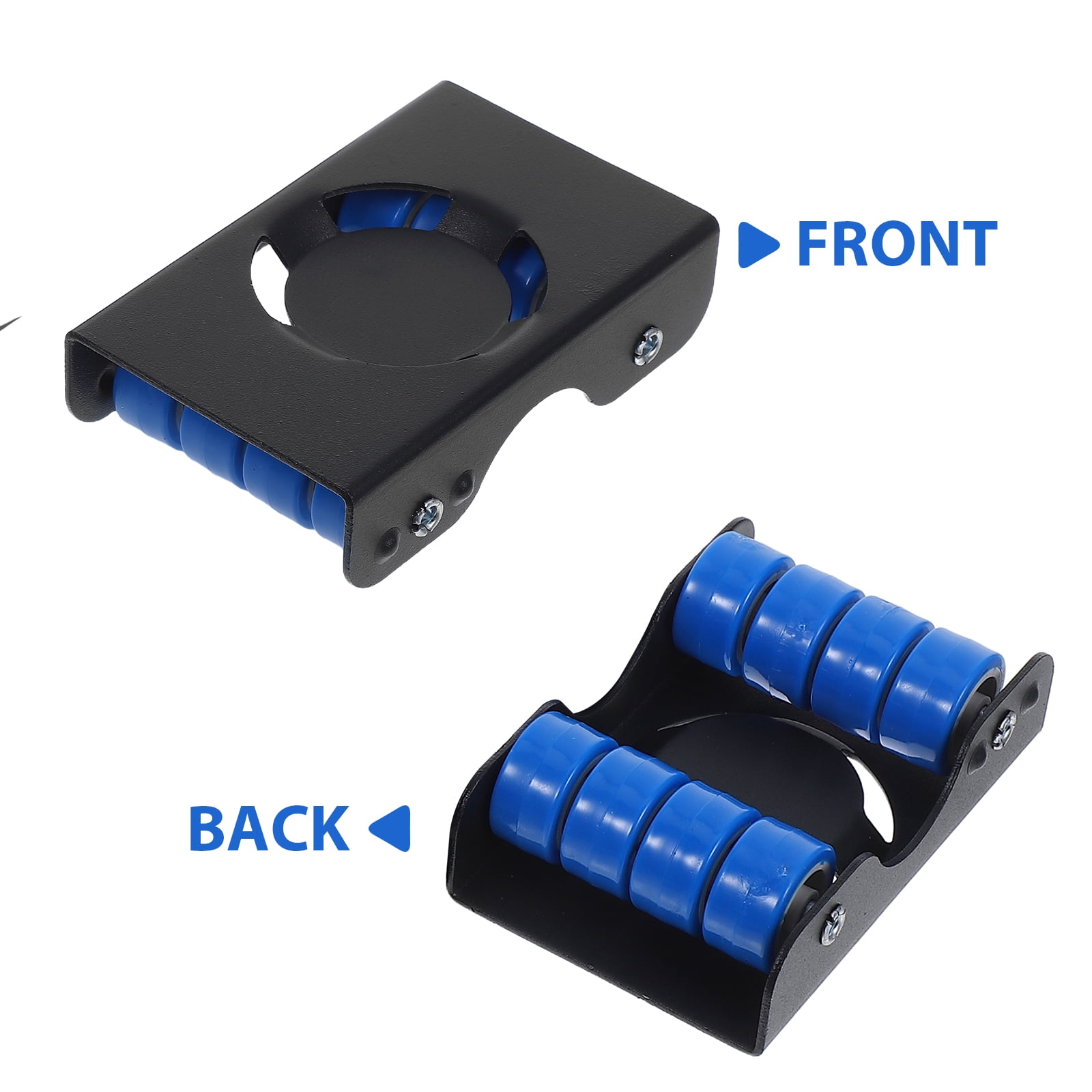 WEUVEB 4-Pack Heavy Duty Appliance Movers with Iron Construction, Assorted Colors for Homeowners Moving and Relocation
